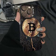 ビットコイン対応 Apple 17Promax 携帯電話ケース iPhone16 エナジーシェル 15 クロスボーダー 14 欧米 13 日韓