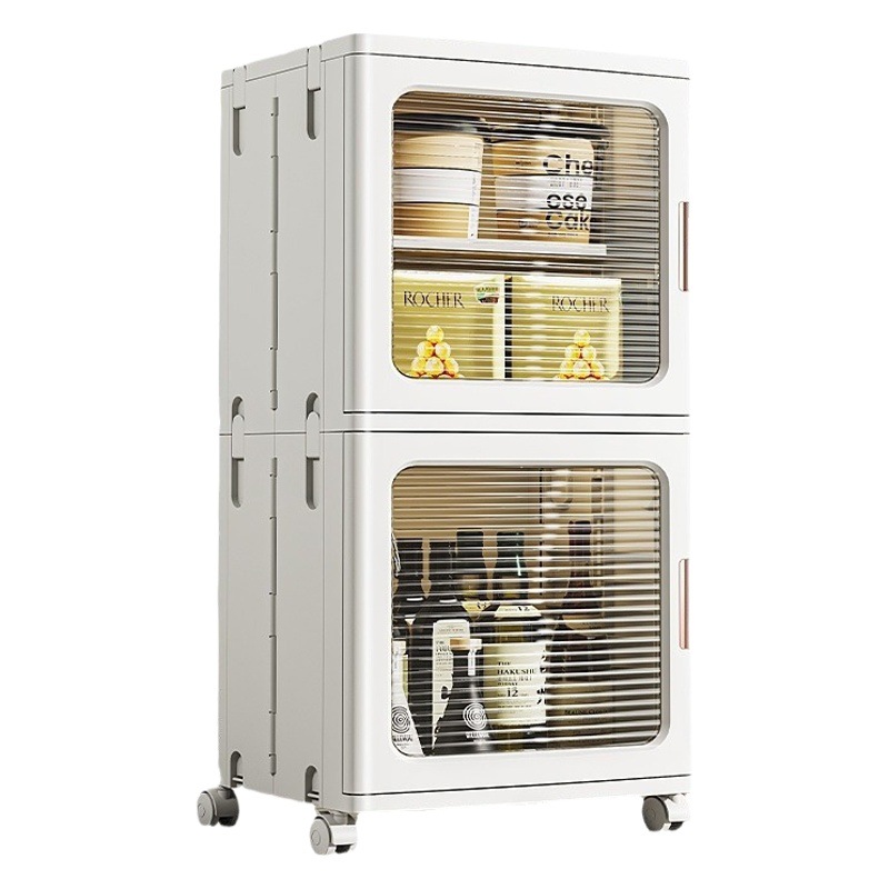 FUENTE Fábrica | Snack almacenamiento rack hogar sala de estar juguete plegable gabinete de almacenamiento de cocina estante de almacenamiento