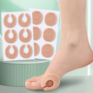 Felt Pad Anti-wear Shock Absorption heel Pad Thickened Forefoot Anti-slip Sweat Absorption Anti-wear Foot Pad Random Paste