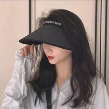 2026新款蝴蝶结大披肩冰丝大帽檐防紫外UV线防晒卷卷帽女款太阳帽