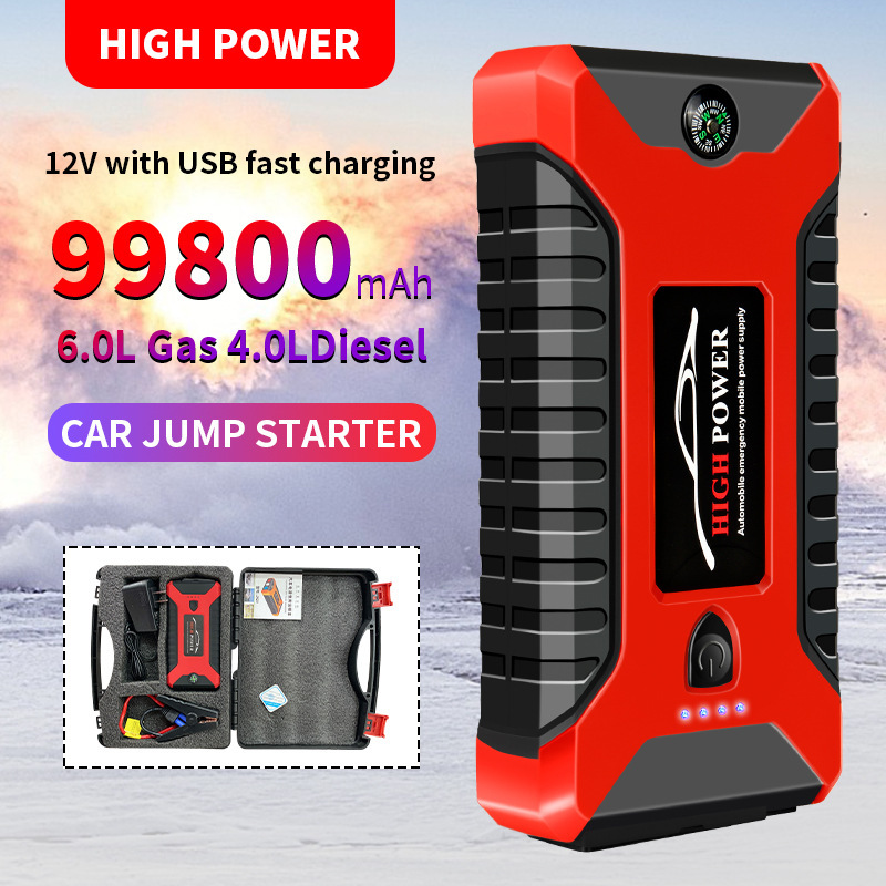 Emergency start power supply 12v car battery lighter ride electric treasure car emergency starter jump starte