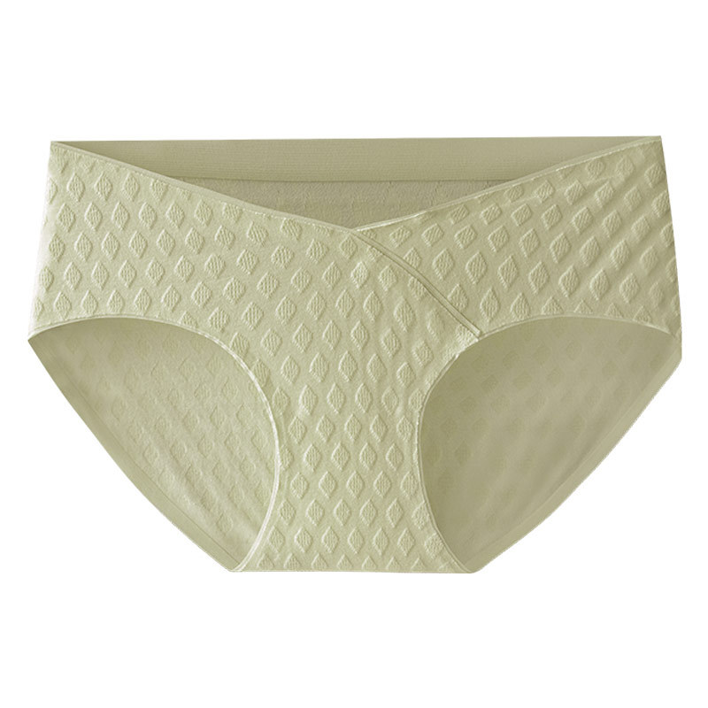 Ropa interior de mujer embarazada algodón transpirable algodón antibacteriano entrepierna temprano, medio y tardío embarazo cintura baja vientre soporte triángulo pantalones cortos ropa interior sin costuras