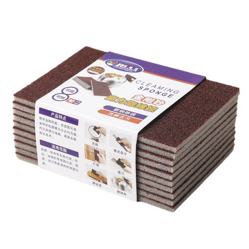 Mágico trapo esmeril estropajo para limpiar mesa estufa paño de cocina esponja para limpiar olla artefacto