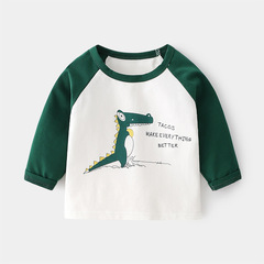 嬰兒衣服男童秋衣長袖薄T恤春裝春秋兒童寶寶女童小童上衣打底衫