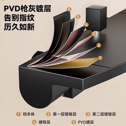 Full copper mixing valve shower set bathroom bathtub mixed switch three-way cold and hot water faucet