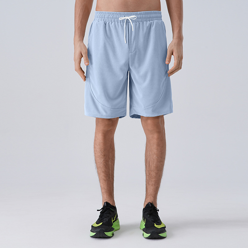 Pantalones cortos de hombre baloncesto delgado elástico ocio entrenamiento para correr pantalones cortos deportivos