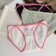 Sweet dopamine girl cotton underwear cotton crotch girl low waist 2023 new sexy pure desire triangle shorts