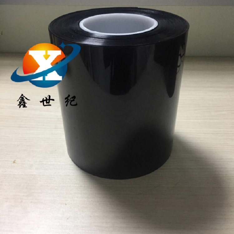 厂家供应黑色0.03mmPET原膜单面哑黑防静电电晕PET等防静电绝缘
