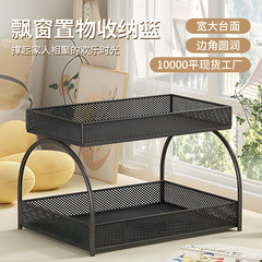 桌面置物架办公桌零食桌面收纳盒多层置物架飘窗架子收纳