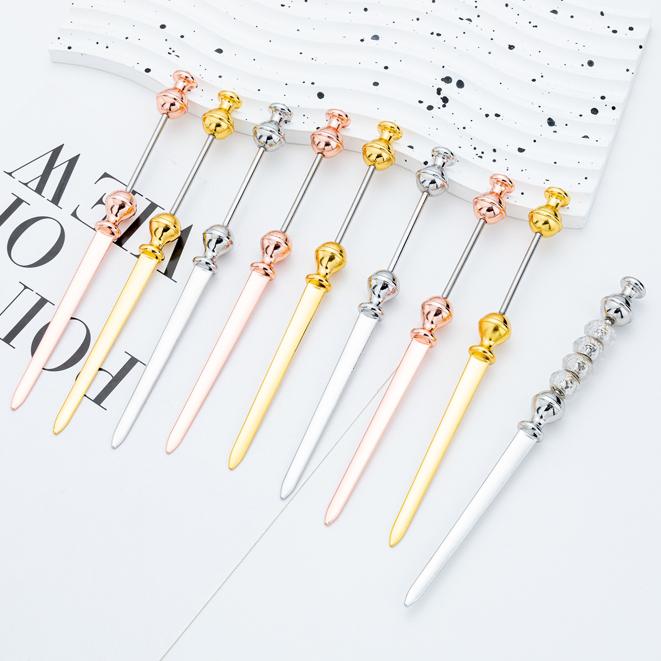 Cuchillo de apertura de cartas DIY creativo cuchillo de apertura de cartas portátil al aire libre cuchillo de apertura de cartas expreso cuchillo de corte de papel de metal multifuncional al por mayor