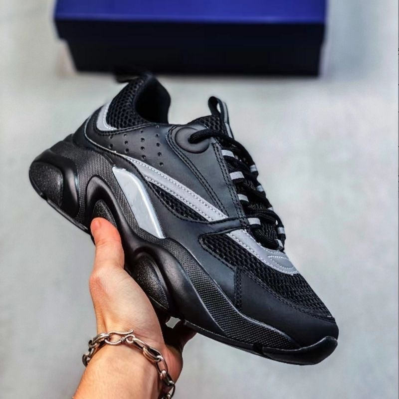 European Cross-Border New Model D Brand B22 Sports Casual Thick-Soled Fashion Retro Breathable Height-Increasing Dad Shoes for Men and Women European Cross-Border New Model D Brand B22 Sports Casual Thick-Soled Fashion Retro Breathable Height-Increasing Dad Shoes for Men and Women