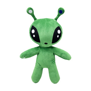 �羳��ƷAFTONSPARV green alien plush�Gɫ������ë�q��ż����