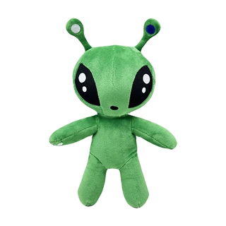 跨境新品AFTONSPARV green alien plush绿色外星人毛绒玩偶公仔