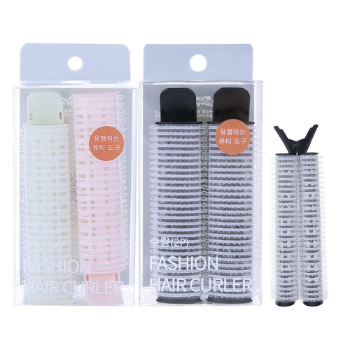 Lameila 2-Pack Natural Volume Hair Clip, Air Top Bangs Clip with Self-Adhesive Curling Rod, C281