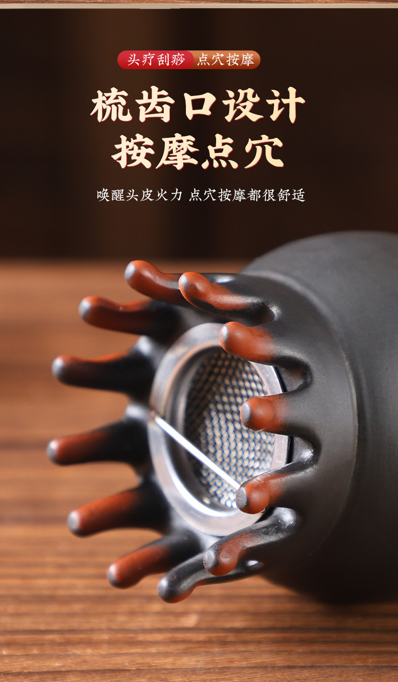 Ceramic Moxa Stick Holder Base 11.5cm Thickened Ash Catcher for Moxibustion Warming Use quality and texture