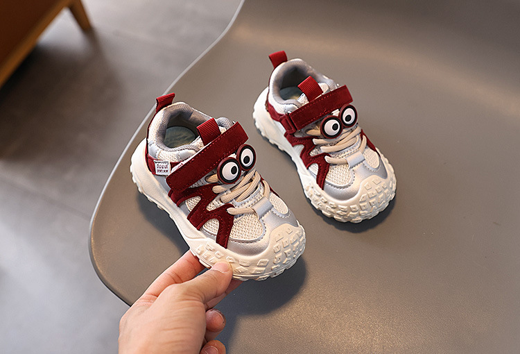 Baskets chunky pour enfant doublées polaire chaussures chaudes_voghion.com