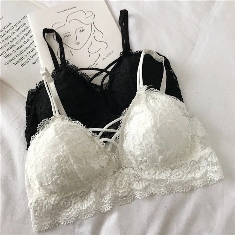 New Sexy Lace Camisole with Ice Silk Backless Design, Padded Bustier, Fashionable Bandeau Bra for Women with Exposed Back New Sexy Lace Camisole with Ice Silk Backless Design, Padded Bustier, Fashionable Bandeau Bra for Women with Exposed Back