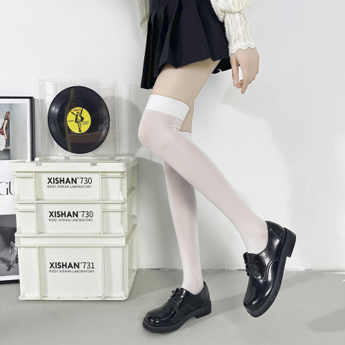 JK socks, calf socks for women, Korean-style velvet, summer, autumn, calf socks, over-the-knee socks, three sizes