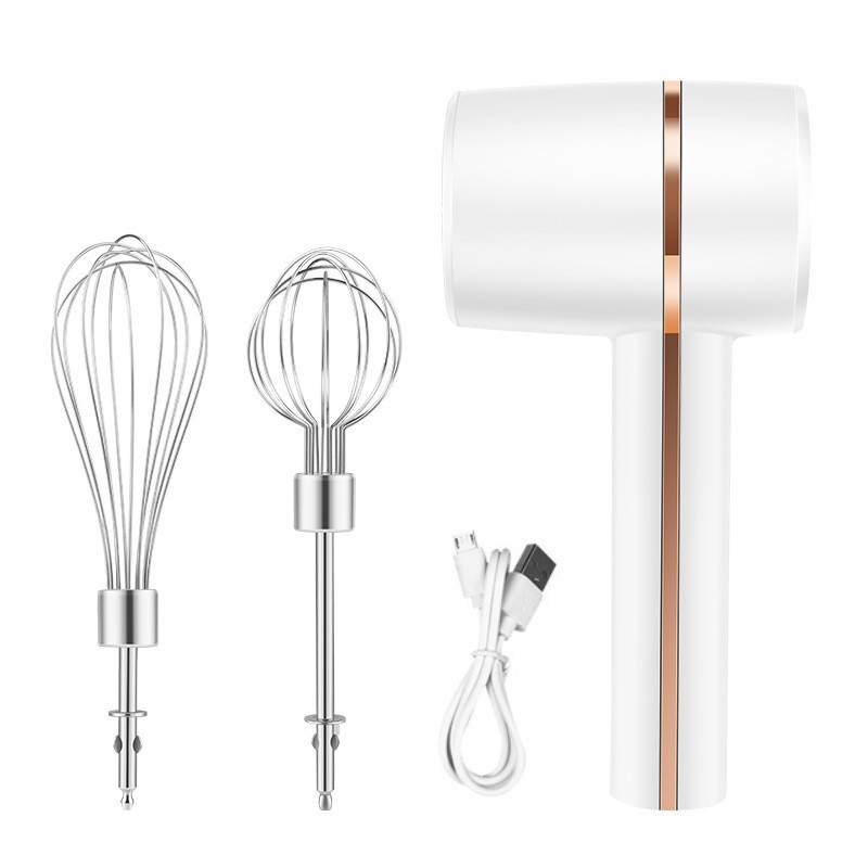Inalámbrico eléctrico eggbeater hogar mini crema dispensador automático pastel hornear licuadora de mano