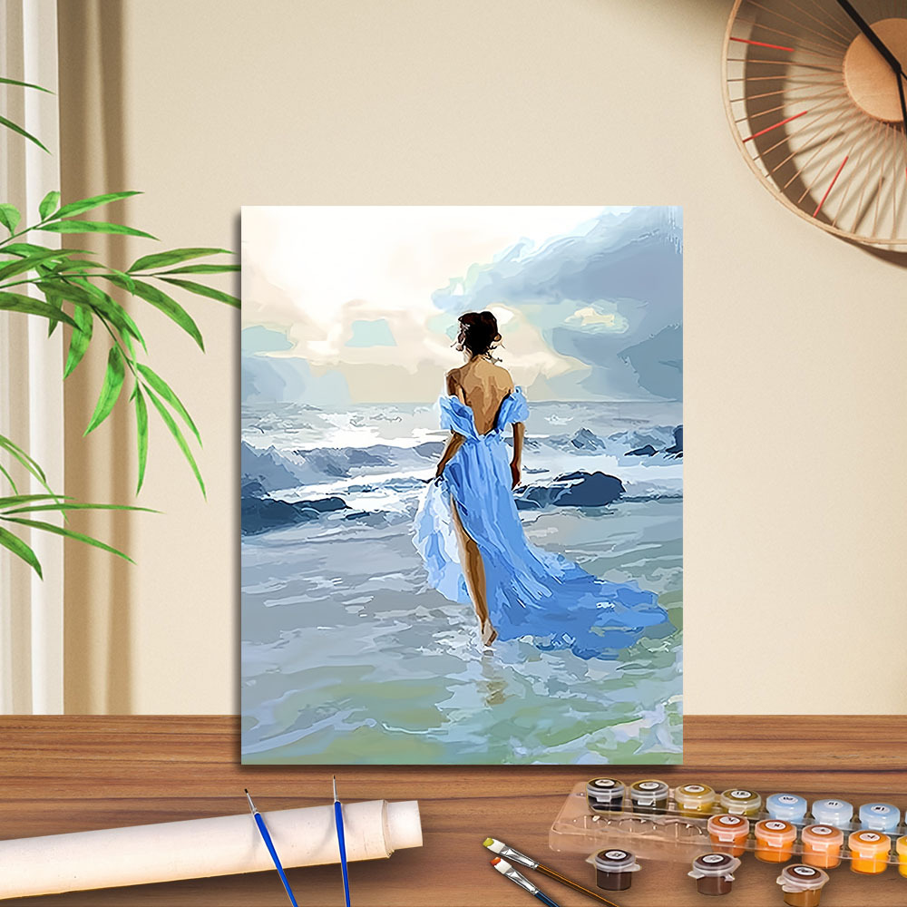 Transfronterizo jitdiy agente de pintura al óleo digital fabricantes al por mayor artesanal amazon pintura al óleo decorativa barraca de relleno