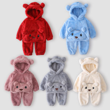 冬季韩版外贸拿货童装1-5岁新款2男女宝宝连帽家居服2025潮宝居家
