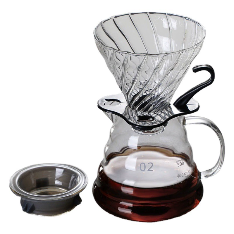 Производители оптовых ручных стеклянных кофейников