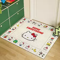 Q-версия Hello Kitty, бытовой коврик для удаления пыли, проволочное кольцо, дверной коврик, милый домашний коврик для входной зоны, противоскользящее одеяло с рисунком