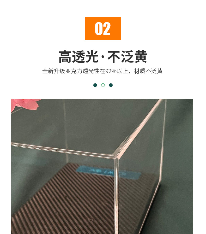 亚克力模型车子展示盒