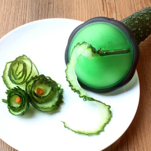 Stainless steel salad roll set spiral roll grater carrot cucumber carving knife shaping knife