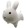 Inflatable safe toy for jumping PVC, white rabbit, increased thickness, wholesale