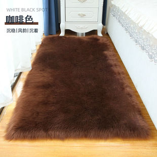 Booth floor mat white window decoration carpet long blanket shelf counter mat shoe bag clothing decoration plush manufacturers