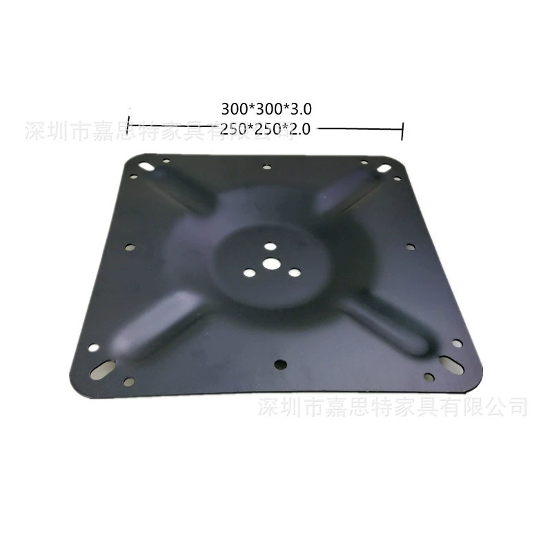 Квадратный железный лоток Фошань аппаратная поддержка черной краской стол железная пластина Штамповка ножки стола лоток ножки стола Верхняя поддержка