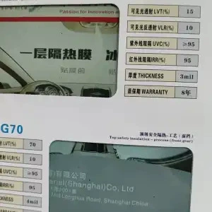 Film Sun Protection Film — Automotive Film - 152m30m-g75-front-gear