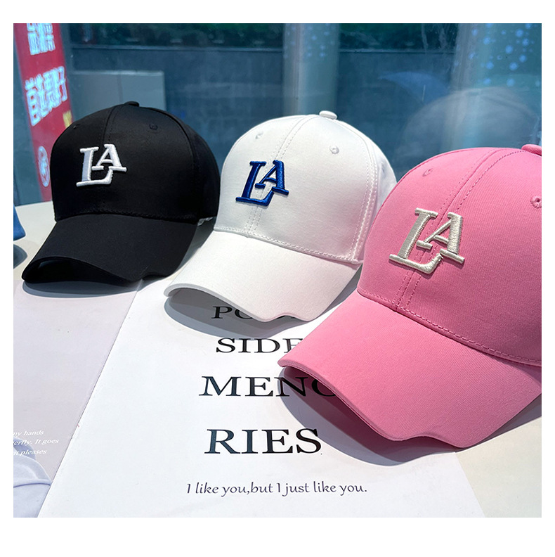 Bestickte Baseballcap Für Damen Und Herren Mit Wellenkrempe_voghion.com