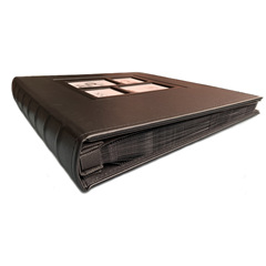 Leather-style European and American style insert-type photo album, capable of holding 400, 500, or 600 pieces of 6-inch photos.