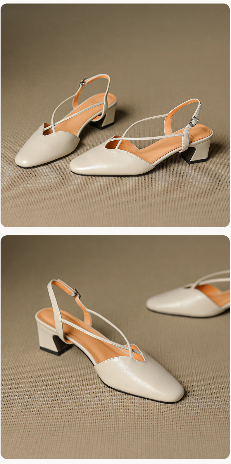 Sandal cao gót nữ mũi kín quai chéo buộc dây phong cách Hàn Quốc — đen chi tiết 21