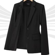 西装外套女春秋冬新款双扣职业套装酒店工作服公务员面试工装正装