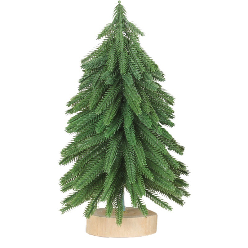 Hong Kong Love Decoraciones de árbol de Navidad con fondo de troncos Adornos de Navidad de Amazon Flocado Árbol de Navidad Decoración de cedro