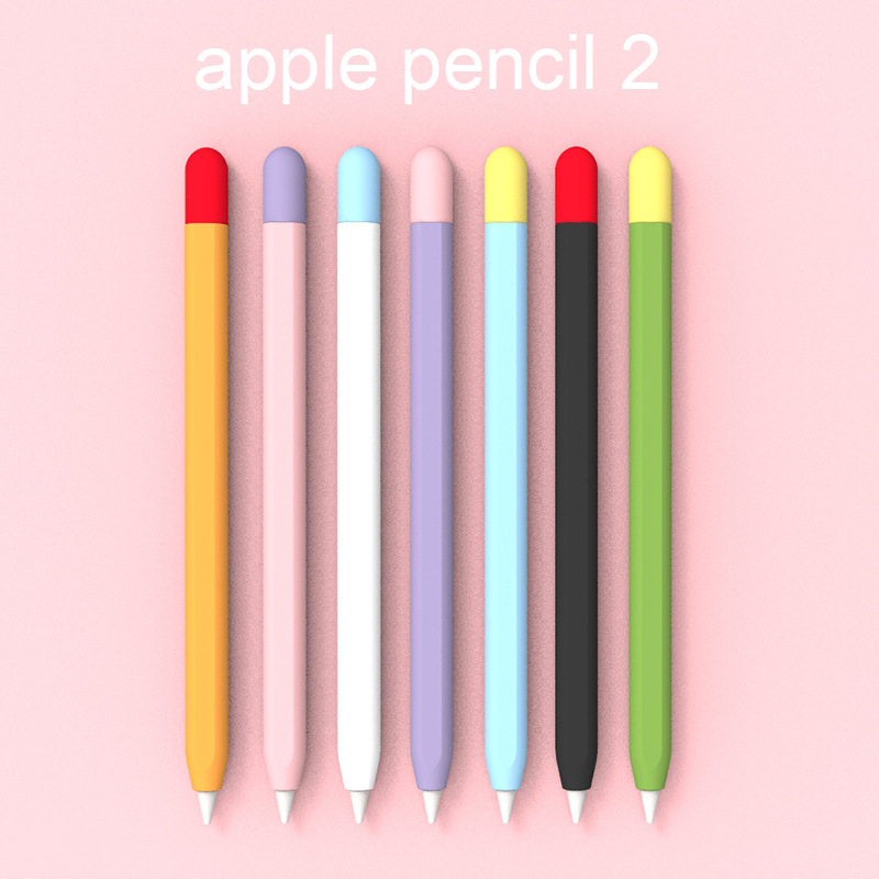 Aplicable a Apple pencil2 generación Apple silicona pluma caso ipencil Stylus pluma capacitiva funda protectora