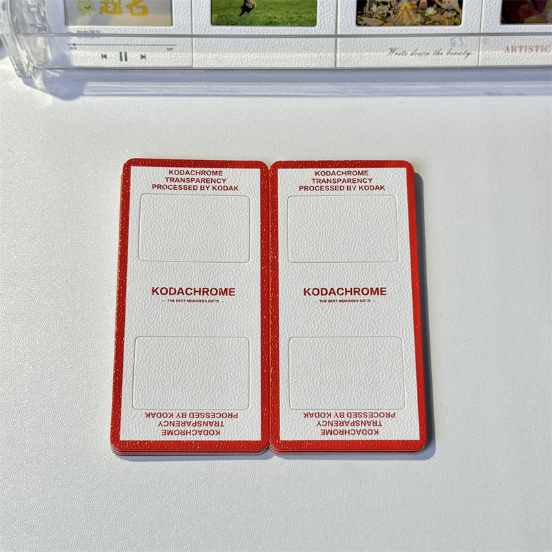New two-star bookmark blank ins clip wholesale engraved film clip small red book with ins bookmark