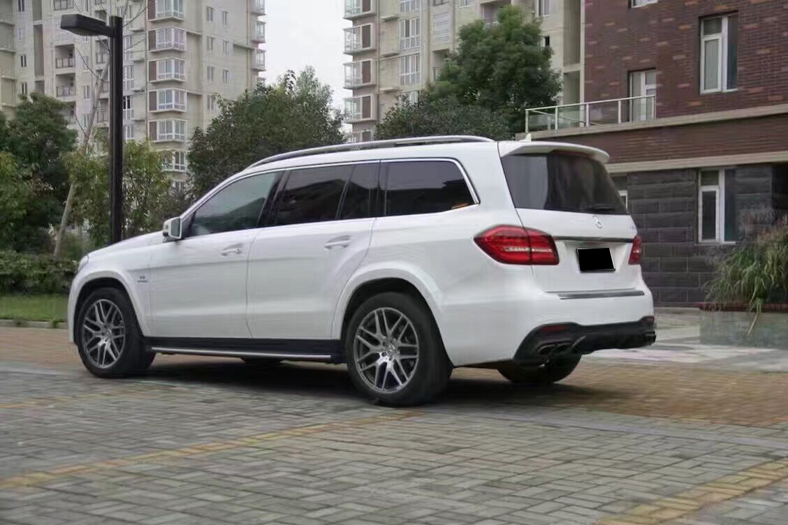 Suitable for Mercedes-Benz X166 upgrade to GLS63 AMG body kit, front and rear bumpers, wheel arches, rear lip, exhaust tip modification parts wholesale