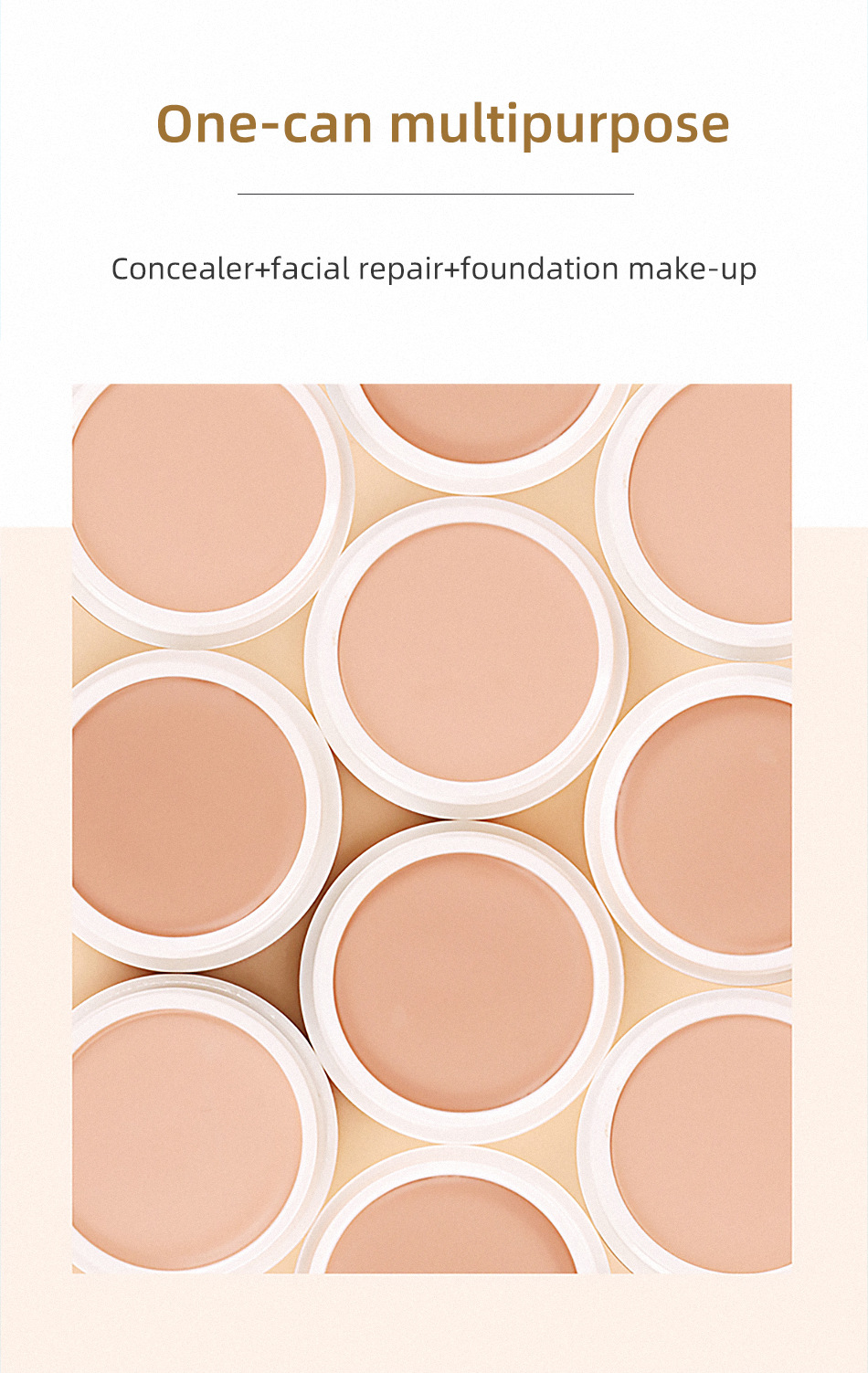 Elegant Retro Solid Color Plastic Concealer display picture 2