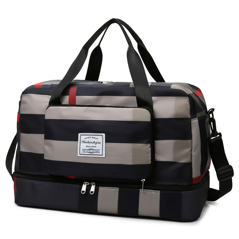 2022 New Business Travel Handbag Folding Dry And Wet Separation Shoulder Messenger Bag Sports Bag Fitness Bag Wholesale