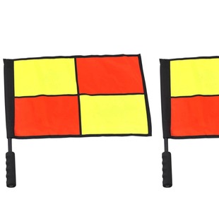 Supply of Classic Rotating Referee Flags (YT-7570) Side-cut Flags Hand Flags Football Referee Flags