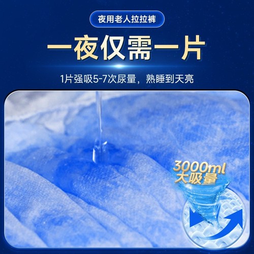 Laolaifu adult pull-up pants for the elderly, diapers for the elderly, underwear-style diapers for night use, M/L/XL size