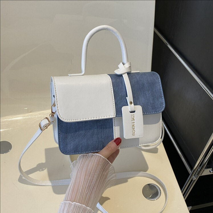 This year's trendy fashion patchwork textured handbag 2025 summer commuter stylish shoulder crossbody small square bag This year's trendy fashion patchwork textured handbag 2025 summer commuter stylish shoulder crossbody small square bag
