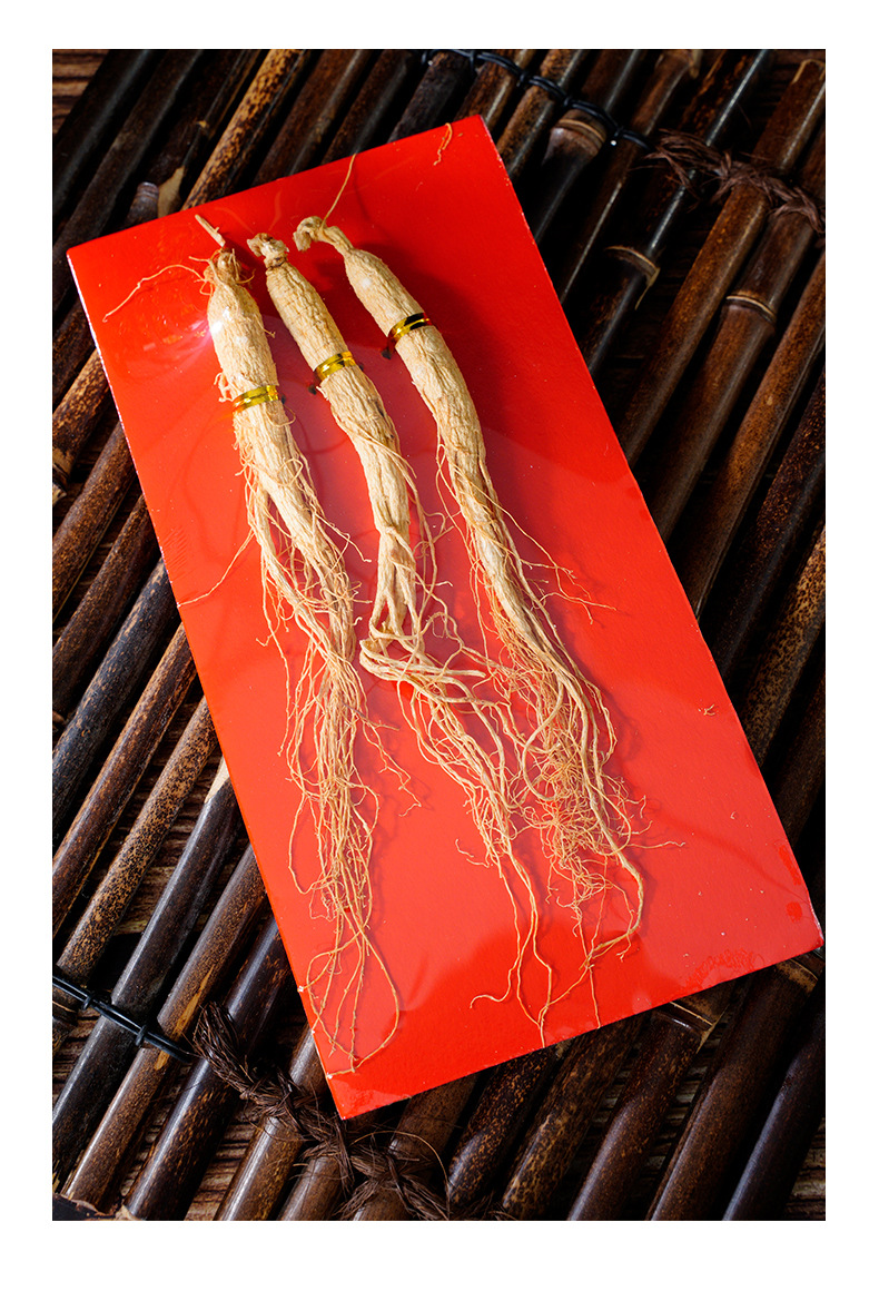 Changbai Mountain Whole Root Sun-Dried Ginseng Gift Box 40g Traditional Herbal Tonic specifications
