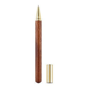 Creative Metal Rosewood Pen Business Gift Gel Pen Supports Metal Sandalwood Signature Desk Pen Wooden Pen