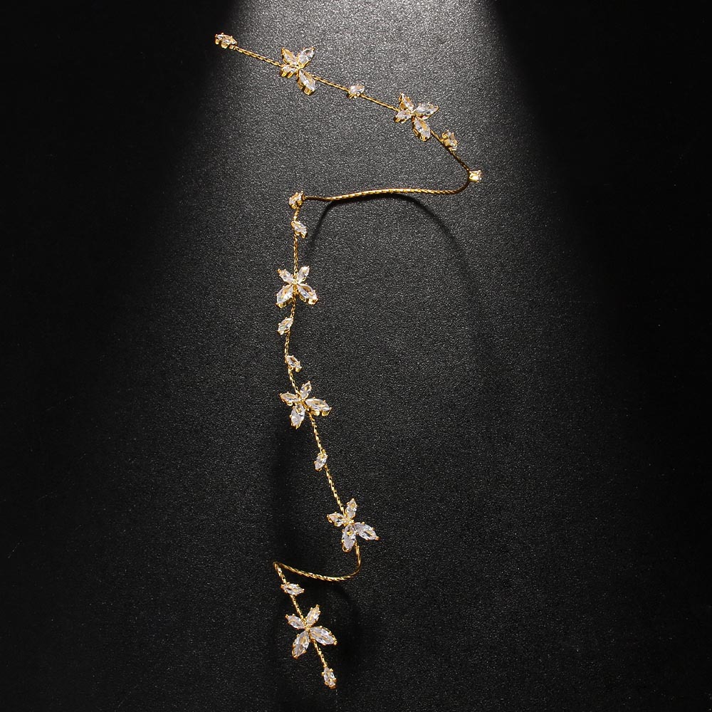 Nuevos brazaletes de flores transfronterizos Personalidad de apertura ajustable Brazalete accesorios de moda mujer Brazalete