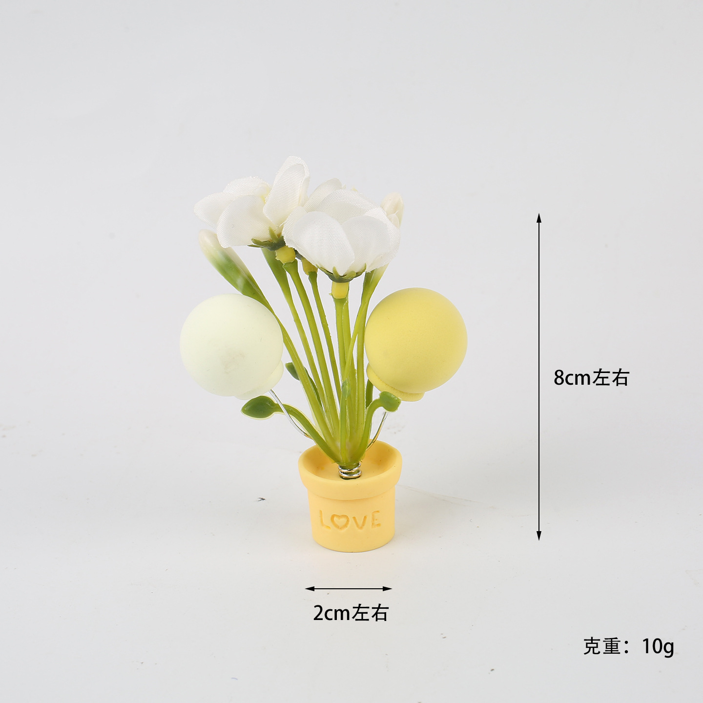 Innovación de nuevos productos adornos de automóviles de simulación de flores adornos interiores adornos lindos creativos frescos y románticos